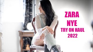 Zara New Years Eve 2022 Try On Haul  4k [upl. by Vinna902]