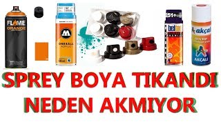 Sprey boya sorunu tıkandı arıza cap [upl. by Ubana898]