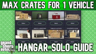 Gta 5 When To Sell Hangar Stock Solo  How Many Hangar Crates Max For 1 Delivery Vehicle [upl. by Remas]