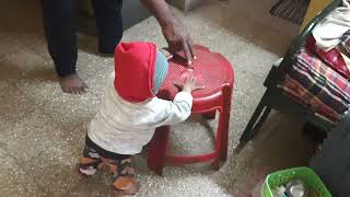 kids activities4walking using chair to improve leg strength [upl. by Rehpotsirhc]