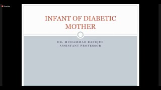 Infant of Diabetic Mother  Pediatrics [upl. by Azil]