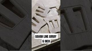 Bahan Handle Line Array 6 inch CNC [upl. by Abdulla695]