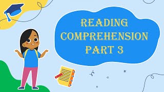 READING COMPREHENSION PASSAGE  VERBAL SECTION  PART 3  TANCET 2022 [upl. by Scevor633]