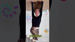 Lexi Rivera Tiktok Cool amp Crazy Handstand shorts [upl. by Nennahs642]