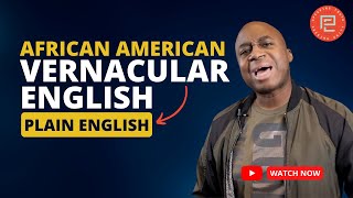 African American Vernacular English Ebonics [upl. by Eitsym838]