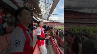 Arsenal Song  North London Forever 第一次去到阿仙奴酋長球場 🏟️🇬🇧❤️🤍 [upl. by Queen627]