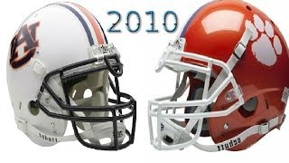 16 Auburn vs Clemson  2010 [upl. by Artap]