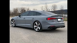 ABT Tuned RS5 Sportback Screams With AWE Exhaust And More [upl. by Maggio124]