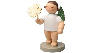 650122 Wendt and Kuhn 2016 Angel with Gold Plated 4 Leaf Clover [upl. by Aralc]