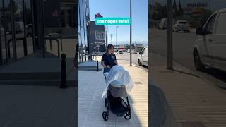 ¡No hagas esto Tapar el capazo del carrito del bebé bebe baby babylove [upl. by Service]