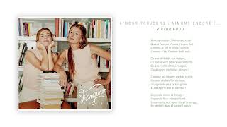 Les Frangines – Aimons toujours  Aimons encore  Lyrics video [upl. by Oinigih956]