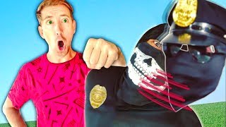 CHAD WILD CLAY UNMASKS POLICE OFFICER 👮 PZ9 FACE REVEAL w Project ZorgoVy QwaintCWC SPY NINJAS [upl. by Heyman960]