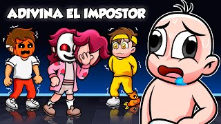 EL IMPOSTOR ESTÁ ENTRE NOSOTROS en Minecraft 😱 BEBÉ NOOB en MINECRAFT  ADIVINA al IMPOSTOR [upl. by Squire]