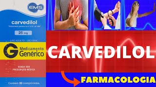 CARVEDILOL  PARA QUE SERVE COMO TOMAR COMO FUNCIONA EFEITOS COLATERAIS  TUDO SOBRE CARVEDILOL [upl. by Alf]