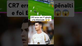 CRISTIANO RONALDO ERROU SEU PRIMEIRO PÊNALTI NO AL NASSR E shorts futebol cr7 [upl. by Anitnamaid]