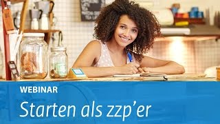 Webinar Starten als zzper [upl. by Pavia]