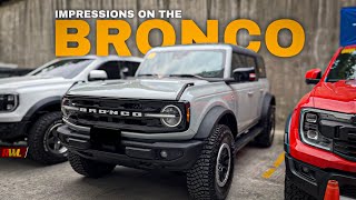 Impressions on the Ford Bronco 2024  Test Drive [upl. by Vincentia742]