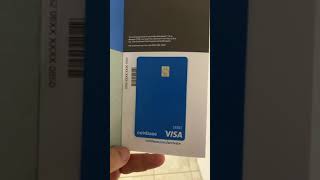 Got my Coinbase Card in the Mail 😍💳 [upl. by Xam]