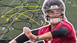 Film Study Desmond Ridder was NOT GOOD for the Atlanta Falcons Vs the Carolina Panthers [upl. by Lamberto]