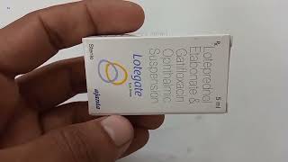 Lotegate Eye drops  Loteprednol Etabonate amp Gatifloxacin Ophthalmic Suspension Uses  Lotegate eye [upl. by Doykos]