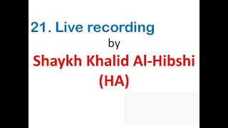 Ruqyah Shariah  21 Live recording of a Ruqya session by Shaykh Khalid AlHibshi HA [upl. by Radcliffe]