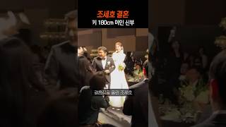 조세호 결혼식 💒 키크고 아름다운 신부 [upl. by Belen]