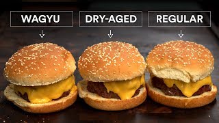 WAGYU Burger vs DRYAGED Burger vs AMAZING Burger [upl. by King]