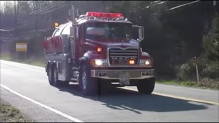 Buchanan VA  Engine 3 Medic 3 and Tanker 3 Responding [upl. by Airenahs]