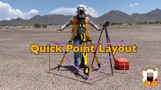 Surveying Quick Point Layout [upl. by Hnamik]