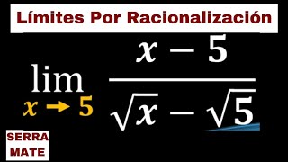 Límites Por Racionalización  2 [upl. by Ahsenad]