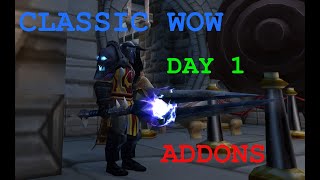 classic wow best addons for day 1 [upl. by Sharp629]