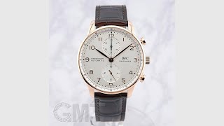 IWC ポルトギーゼ クロノグラフ IW371611 レッドゴールド [upl. by Rebel]