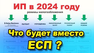 ЕСП отменили ЧТО ДЕЛАТЬ Какой режим налогооблажения выбрать в 2024 году [upl. by Tnahsin]