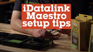 iDatalink Maestro setup tips  Crutchfield [upl. by Ecnerol]