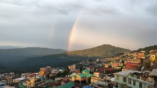 Mokokchung NagalandEvening ViewMesmerizing Rainbow🌈Hill StationNE India🇮🇳 [upl. by Aisnetroh507]