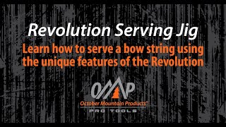 How to Serve a Bowstring  October Mountain Products [upl. by Howe]