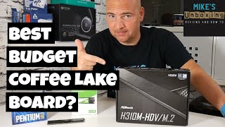 ASRock H310 HDV M2 Intel Coffee Lake 1151 Classic Unboxing [upl. by Parrisch]