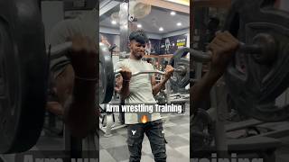 Arm wrestling training 🔥armwrestling shortvideo [upl. by Alecram419]