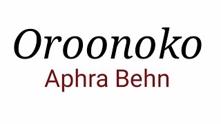 Oroonoko by Aphra Behn in Hindi [upl. by Entwistle731]