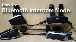 Cardo PACKTALK SLIM  Bluetooth Intercom Mode explained [upl. by Pallas895]