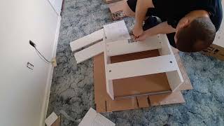 How to assemble and install Ikea Vanity Sink Drain and Faucet Enhet Tvallen Rannilen Dalskar [upl. by Ylevol]