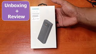 Romoss Ares 20 Powerbank Unboxing  Review [upl. by Groscr]