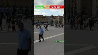 Lisbon Portugal street walk I Lisbon Street walk I Portugal street walk short shortsviralvideo [upl. by Guinna]