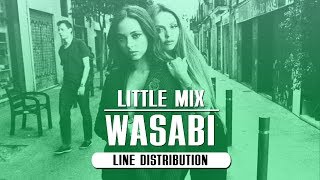 Little Mix  Wasabi  Line Distribution [upl. by Zipah957]