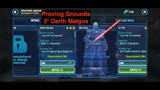 Proving Grounds  3 Star Darth Malgus [upl. by Karr]