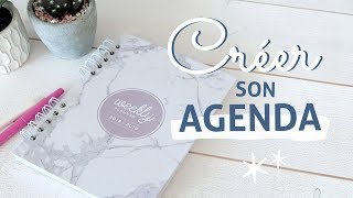 CRÉER SON AGENDA  DIY BACK TO SCHOOL [upl. by Enaasiali743]