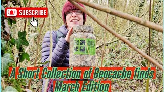 Short collection of Geocache finds March Edition 2024 [upl. by Aronos453]