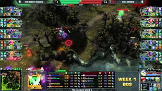 CiC Week 1  BMG vs Sync game 1 [upl. by Ahsekim]