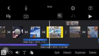 iMovie Tutorial for iPhone 6 Beginners [upl. by Annil786]