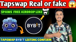 Tapswap Airdrop Scam😰 Tapswap Real Or Fake ✅  Tapswap New Update 😱 [upl. by Nekal215]